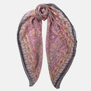 Ambra - Silk Scarf Shawl - Multicolored