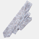 Novara - Printed Silk Tie - Sky Blue
