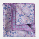 Assisi - Double Sided Silk Pocket Square - Lavender