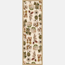 Botanica - Long Silk Scarf - Beige