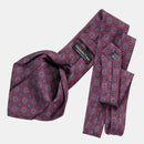 Trento - Silk Jacquard Tie - Raspberry