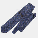 Orlando - Printed Silk Tie - Blue (Std)