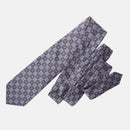 Veneto - Printed Silk Tie - Smoke