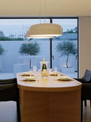 Italian minimalist round black ceiling lamp bedroom light