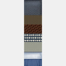 Atri - Long Silk Scarf- Blue
