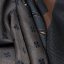 Atri - Long Silk Scarf - Plum