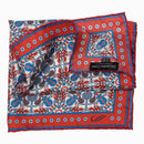 Nebbiolo - Silk Pocket Square - Red