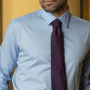 Plum - Silk Grenadine Tie