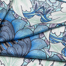 St. James - Silk Neckerchief - Blue and Mint