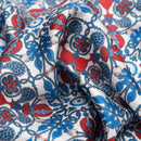 Barbaresco - Silk Neckerchief - Blue and Red