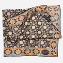 Caserta - Silk Neckerchief -Brown