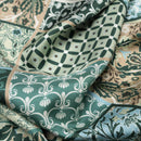 Napoli - Silk Neckerchief - Green & Blue