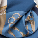 San Siro - Silk Neckerchief - Blue