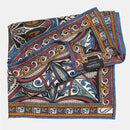 Tragara - Silk Pocket Square - Teal