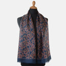 Alessio - Silk Scarf - Navy