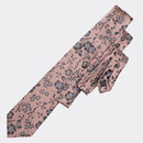 Silvio - Silk Jacquard Tie - Dusty Rose