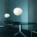 Italian style white bubble glass pendant lamp kitchen light