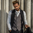 Barbera - Silk Jacquard Tie - Silver