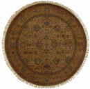 Grein Traditional Brown Area Rug