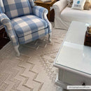 Ivory Alya 3D Medallion Fringe @Area Rug - Clearance