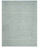 Ivory and Charcoal Traditional Abstract Hand Knotted 8x10 Wool Area Rug