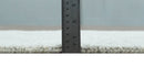 Custom Made Ivory and Silver Modern Geometric Hand Tufted Wool Area Rug