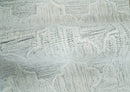 Custom Made Ivory and Silver Modern Geometric Hand Tufted Wool Area Rug