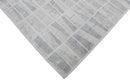 Ivory and White Handmade Area Rug Made With Fine Viscose