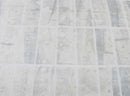 Ivory and White Handmade Area Rug Made With Fine Viscose