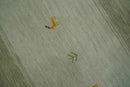 Ivory, Beige and Rust Geometrical stripes Design Hand loom 4.6x6.6 wool Area Rug
