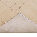 Ivory Contemporary Design Hand Loomed Wool Area Rug