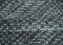 Ivory, Gray, Charcoal and Brown Antique Stripes Design Hand knotted 8x10 wool Area Rug