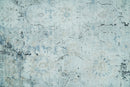Ivory And Blue Vintage Design Modern Abstract Art Silk Area Rug