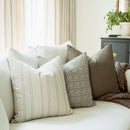 Camille Neutral Botanical Pillow Cover