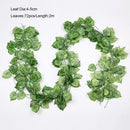 Ivy green fake leaves garland vine front door outdoor decoration