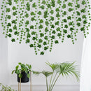 Ivy green fake leaves garland vine front door outdoor decoration