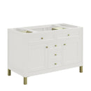 James Martin Chicago 48" Single Vanity Cabinet, Glossy White