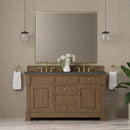 James Martin Brookfield 60" Double Bathroom Vanity, Pecan