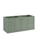 James Martin Chicago 60" Double Bathroom Vanity, Smokey Celadon
