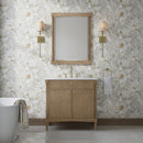 James Martin Kinnsden 30" Mirror, Weathered Oak