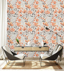 Attractive Watercolor Flowers Wallpaper Sophisticated