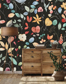 Autumn Leaves on Dark Wallpaper