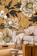 Elegant Vintage Flowers Wallpaper Tasteful