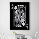 Jack of Clubs - Silver Canvas