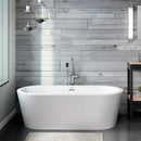 Jacuzzi Celeste 70-Inch Freestanding Ergonomic Soaking Tub [JCEF7032BCXXXXW/G] (SAK50243)
