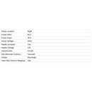 Jacuzzi Elara 72-Inch Rectangle Acrylic Drop-In Whirlpool Bath [JELA7236WLR2XX] (SAK18546)