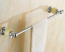 Jade bathroom set chrome & pale green accessories – bathroom