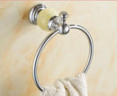 Jade bathroom set chrome & pale green accessories – bathroom