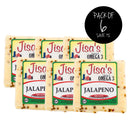 Jalapeno Artisan Cheese Block | Pack of 6 | 8 oz | Jisa's Farmstead Cheese