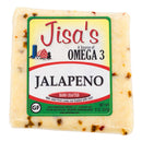 Jalapeno Artisan Cheese Block | Pack of 6 | 8 oz | Jisa's Farmstead Cheese